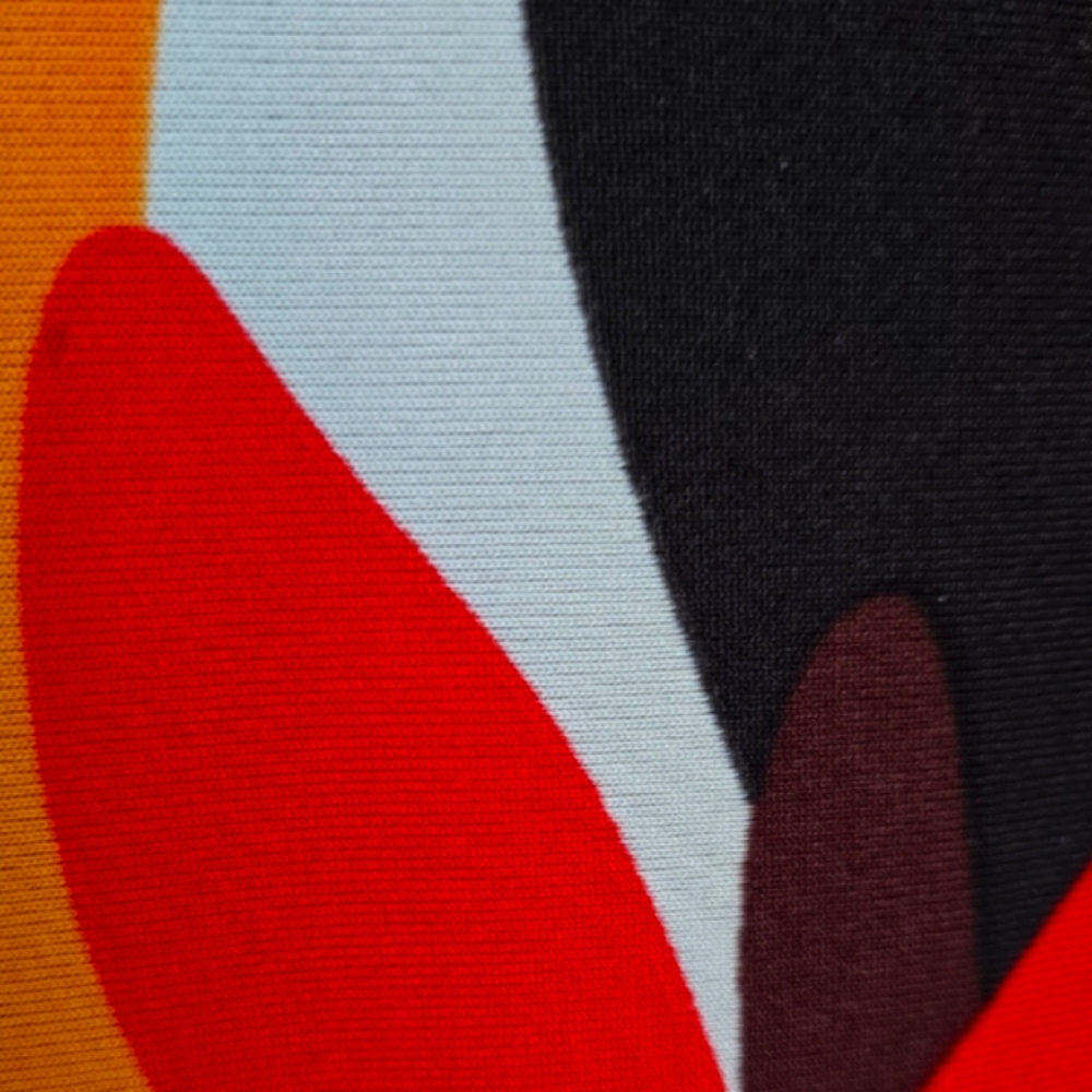 Colorful Abstract Print Dress - Picture 4 of 6
